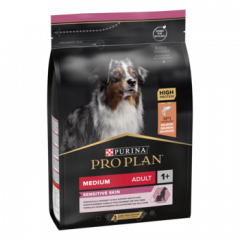 Purina Pro Plan Adult Medium Sensitive Skin 3kg Zalm