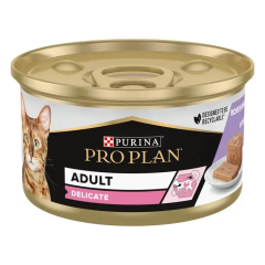 Purina Pro Plan Delicate Mousse Rijk aan Kalkoen natvoer kat 85 gram