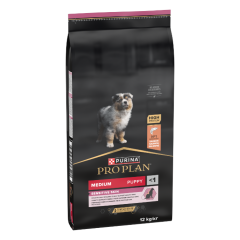 Purina Pro Plan Medium Puppy Sensitive Skin 12kg zalm