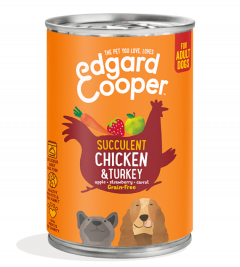 Edgard & Cooper hond Kip & Kalkoen blik 400gr