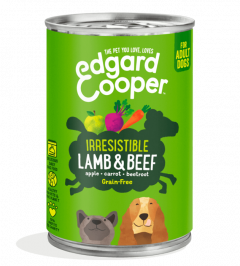 Edgard & Cooper hond Lam & Rund blik 400gr