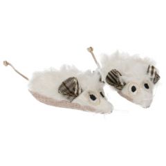Adori speelgoedmuisjes fluff twins wit kattenspeelgoed