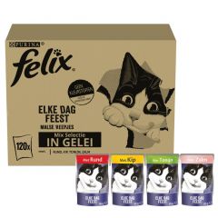 Felix Elke Dag Feest mix selectie in gelei 120 x 85 gram