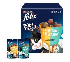 Felix Partymix Original & Seaside 16x60gr