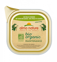 Almo Nature Dailymenu bio pate hond Kip en groenten 100gr