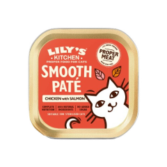 Lily's Kitchen Paté Kip met Zalm natvoer kat 19 x 85 gram
