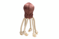 Designed By Lotte Octo Aisha Velvet roze hondenspeelgoed 15x10x10cm