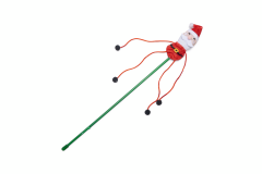 Beeztees Kerst Kattenhengel Bewegend Kerstman kattenspeelgoed 