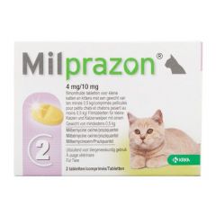 Milprazon Kleine Kat 16mg - 2 tabletten