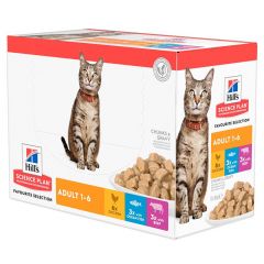Hill's Science Plan Kat Adult Multipack Classic (12x85g)