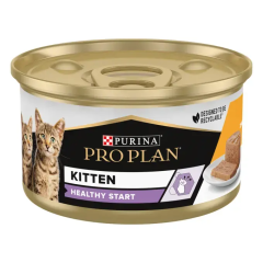 Purina Pro Plan Mousse Rijk aan Kip natvoer kitten 85 gram