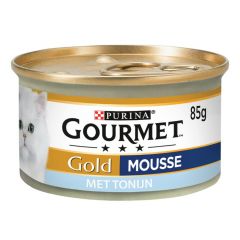Gourmet Gold Mousse met Tonijn natvoer kat 85 gram