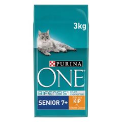 Purina One Senior Cat Kip en Volkoren Granen 3kg