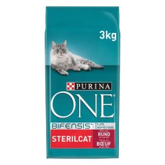 Purina One Sterilcat Rund/Tarwe 3kg