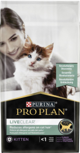 Purina Pro Plan liveclear kitten kalkoen 1.4 kg