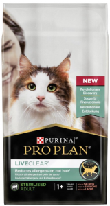Purina Pro Plan liveclear sterilised zalm kat 1.4kg