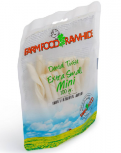 FarmFood Rawhide dental twist XS mini's 100gr hondensnack