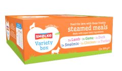 Smølke Vers Gestoomde Maaltijd Variety Box hond 12 x 395 gram