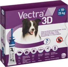 Vectra 3D 3 pipetten voor gemiddelde honden (10-25kg)