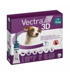 Vectra 3D 3 pipetten voor kleinere honden (4-10 kg)