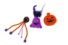 Beeztees Halloween Boeh kattenspeelgoed 3 stuks